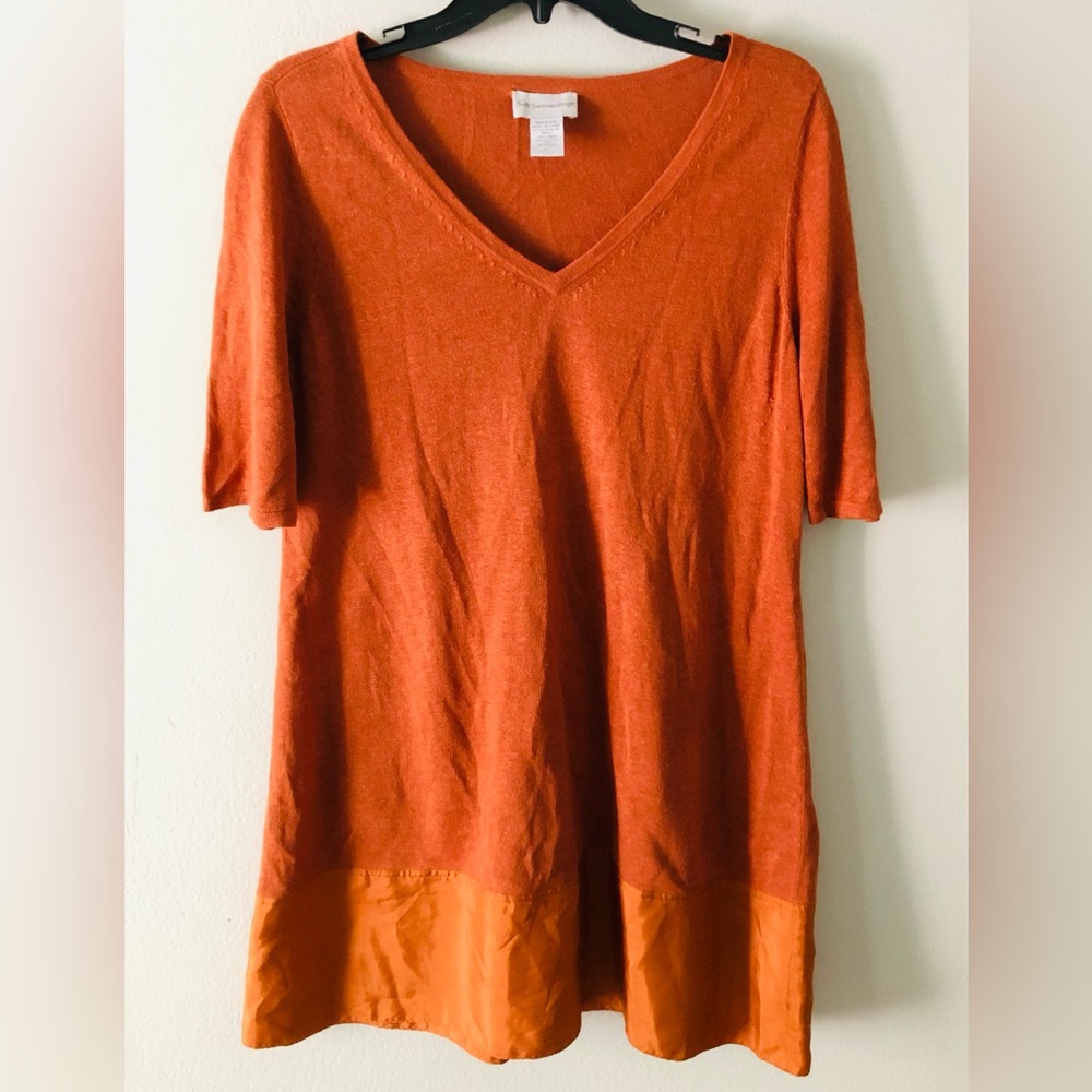 Soft Surroundings Silk Trim Tunic